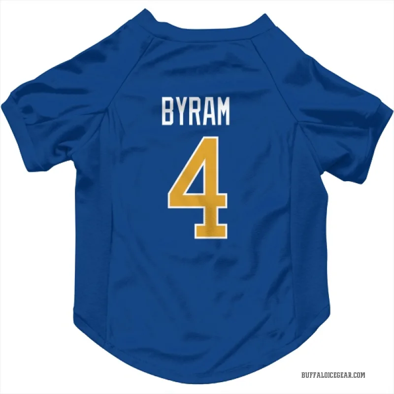 Bowen Byram Royal Buffalo Sabres Cat & Dog Pet Jersey