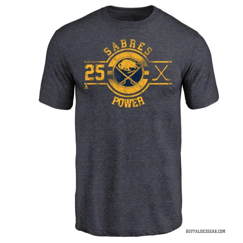 Owen Power Youth Navy Buffalo Sabres Insignia T-Shirt -